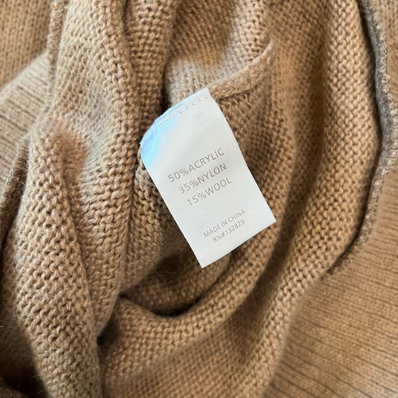 Lovers and Friends Quarter Zip Turtle Neck Sweater Tunic Size XSmall - Picture 3 of 5